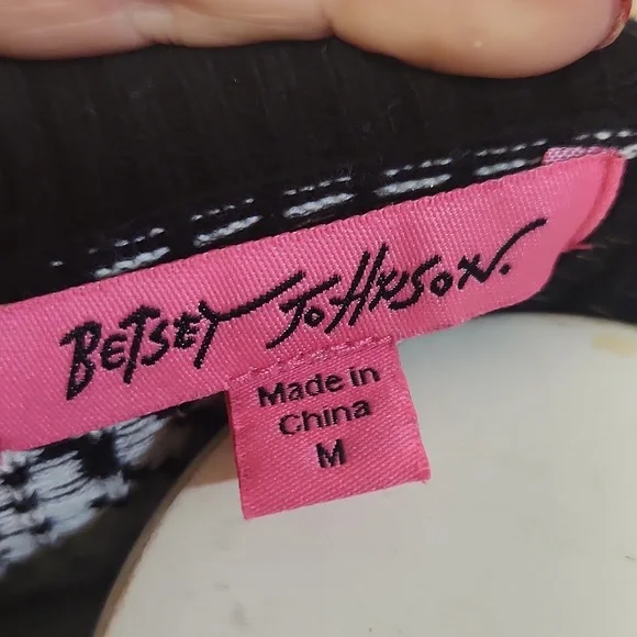 Betsey Johnson gun sweater